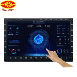 880 Cd/M2 LCD Touch Monitor , 15 Inch Touch Screen Monitors Glare Resistant