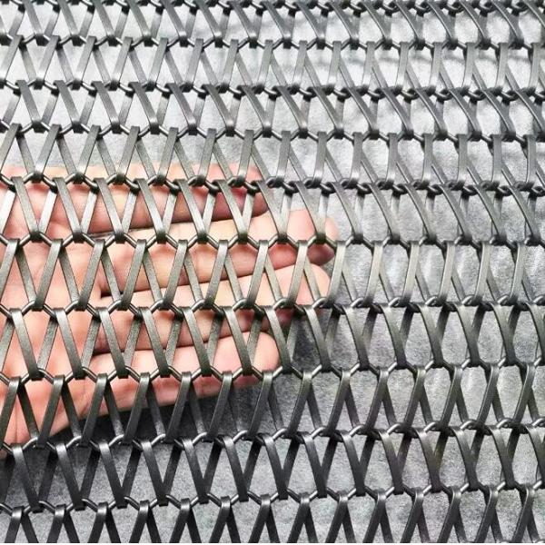 Dutch Weave Decorative Gold Stainless Steel Bar Decorative Metal Curtain
