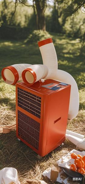 Versatile Metal Cover Mobile Air Conditioner Powder Coating Drainage Free