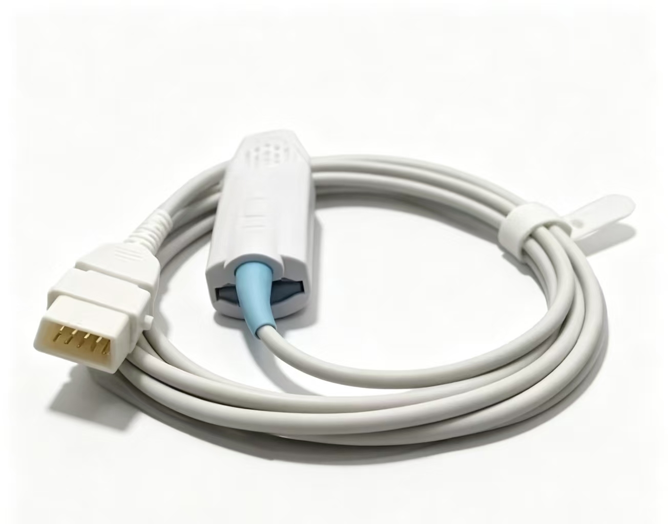 Reusable SpO2 Probe Sensor 3 Meter SpO2 Finger Sensor Gray For Medical Monitoring