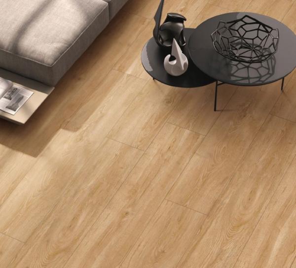 Carreaux de sol en brique pour la chambre à coucher et jaune 250x1500mm bandes de porcelaine en bois durable pour le bureau
