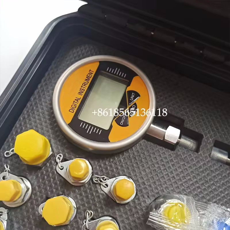 2 Gauges Hydraulic Pressure Gauge Set Diagnostic Test Kits for All Model Device Precision Digital Pressure Gauge