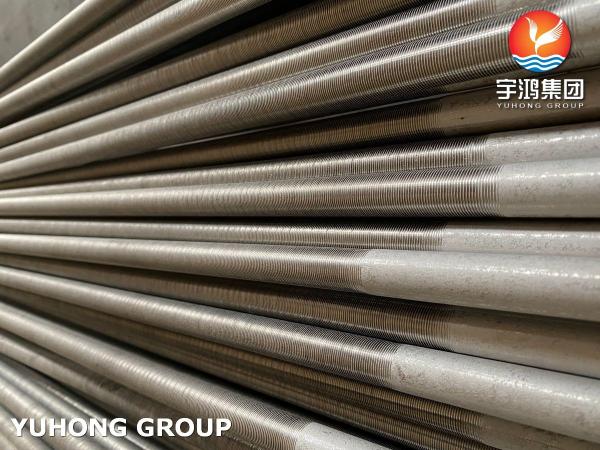 Copper Nickel 70Cu 30Ni Low Fin Tubes ASTM B111 C71500 For Condensers