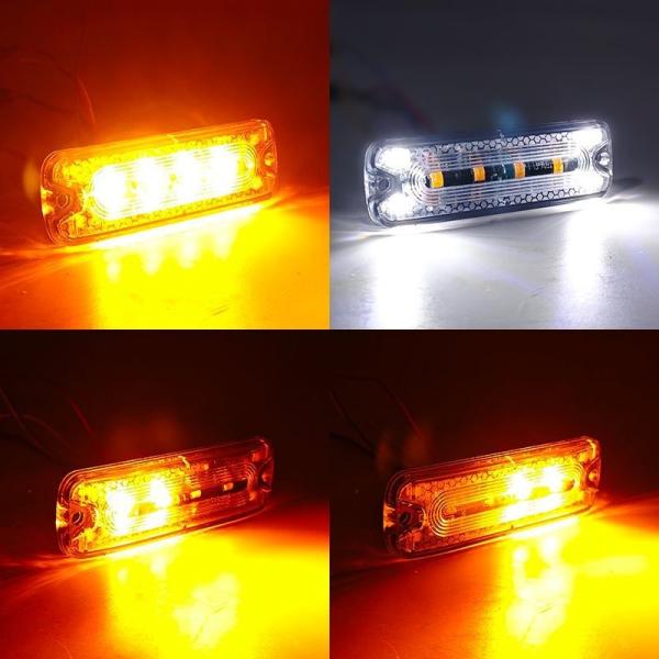 12W LED Surface Mount Lighthead Amber Led Light