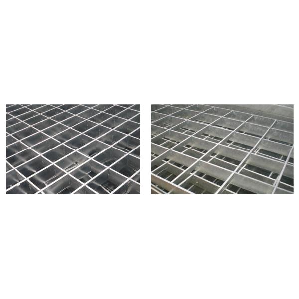 Heavy duty Steel grating on the plug, press locked grating