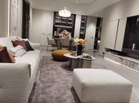 Assembly Corner Sofa Modular Couch Fabric Gray Living Room Furniture  Sofa