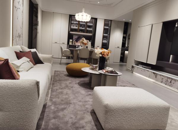 Gray Living Room Furniture Assembly Corner Fabric Modular Sectional Couch Sofas