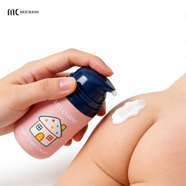50ml & 100ml Baby Skin Oval Airless Bottle BPA-Free, Leak-Proof PP Packaging for Infant Skincare（MC-244）