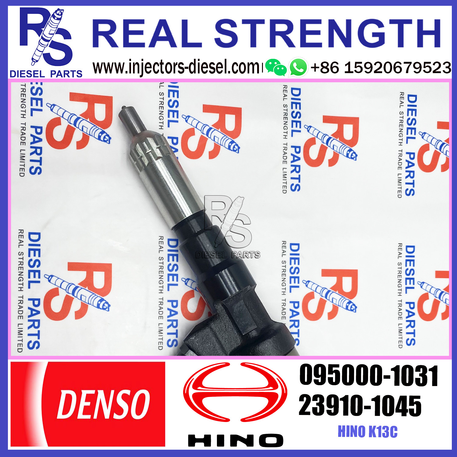 Для HINO Kamyon 23910-1045 на инжектор коллектора системы впрыска топлива Densos 095000-1030 095000-1031
