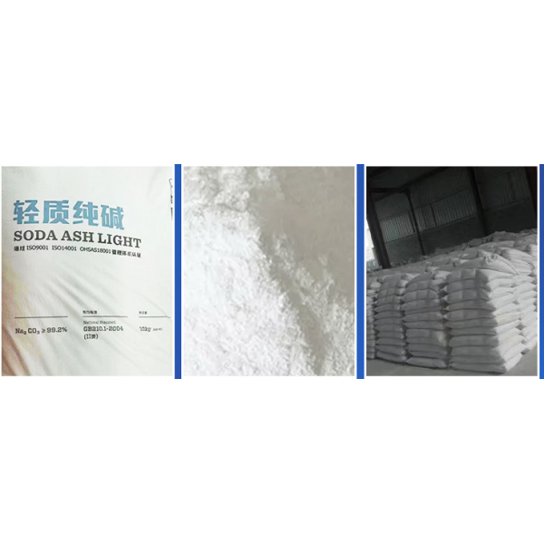 White Crystalline Light Soda Ash Powder CAS 497-19-18 ISO Approval