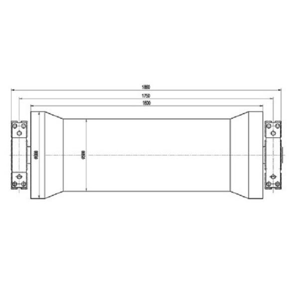 Морской стальной кормовой ролик для корабля шлюпки гужа буксируя оборудование