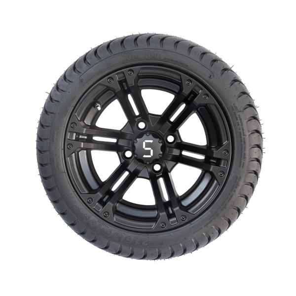 12x7 Мат-черный колесный шина для гольф-кошашек Комбо 215/35-12 низкопрофильная шина Комбо 101.6 PCD