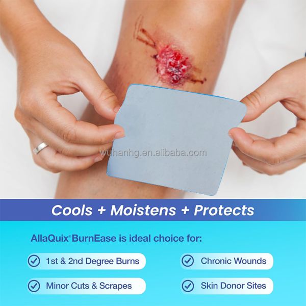 10x10cm Hydrogel Medical Wound Care Dressing For Burn OEM Logo Design