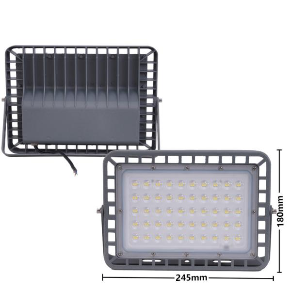 Efficiently Dissipate Heat 100W Outdoor Led Flood Lights 1500lm For Hospital
