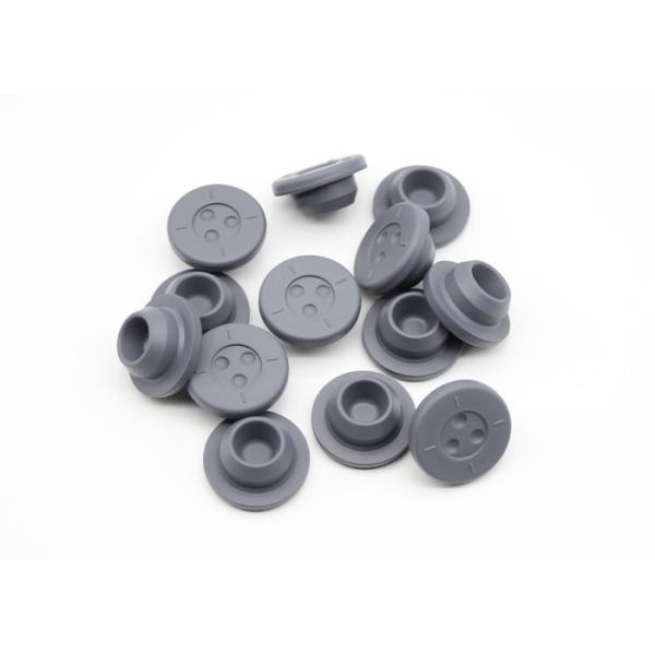 Целебный серый затвор бутил каучука, резиновые затворы для фармацевтической продукции