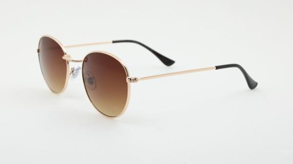 Polarized Sunglasses Classic Small Round Metal Frame for Women Men Durable Metal Collection for Outdoor Driving Golf