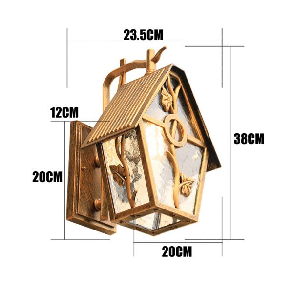 Aluminum and Acrylic European style retro LED wall lamp outdoor lights(WH-HR-74)