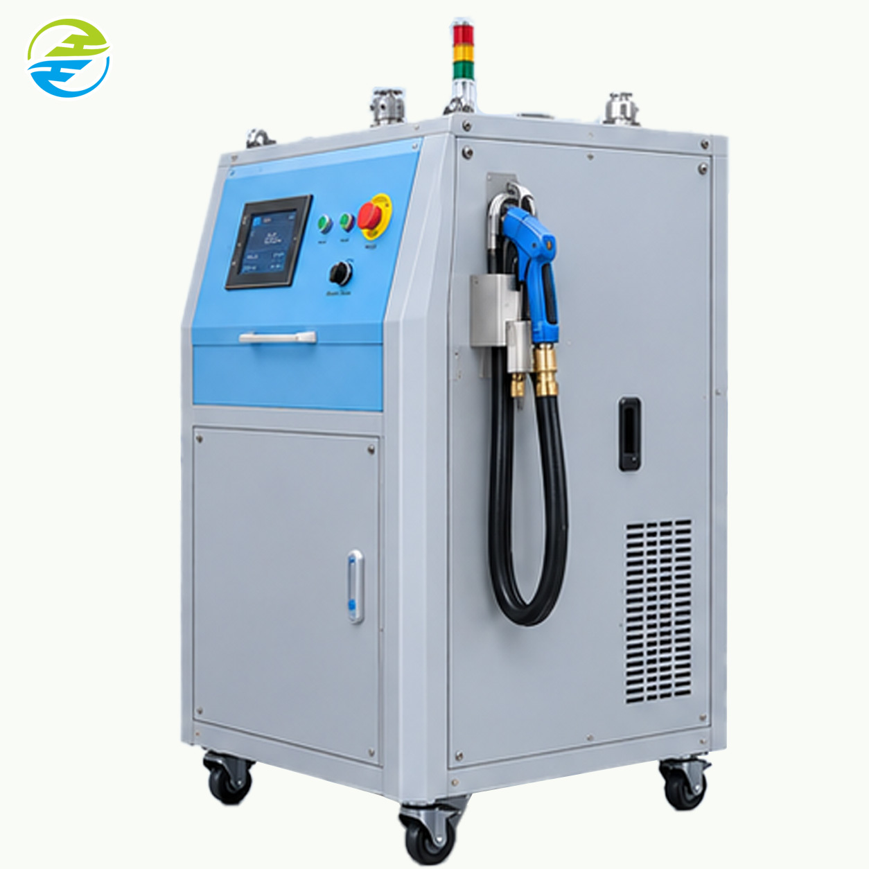 Large Capacity Refrigerant Filling Equipment Heat Pump Production 0.5-10kg Charging Range High Precision