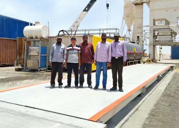 Electronic Digital Truck Scale Weighbridge 18m 20m 60 ton 80 ton 100t 120t 150t