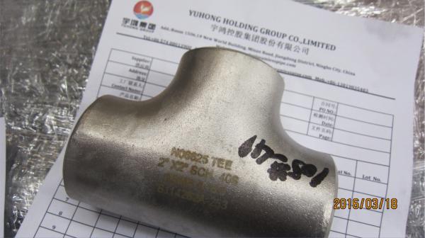 Butt Weld  Inconel Alloy Fitting ASTM B366 Alloy 625 Elbow  Tee  Reducer  Cap  With B16.9