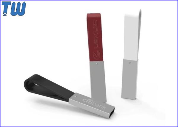 Soft Leather Ring Stick 64GB USB Flash Drive Personalized Memory Device
