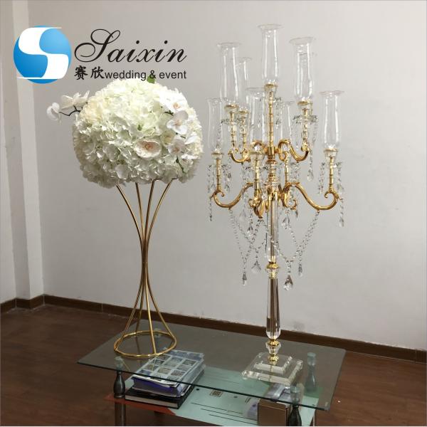 Красивый набор из 3 штук различных длинных стеблей шелковых страстных цветов для свадебного мероприятия