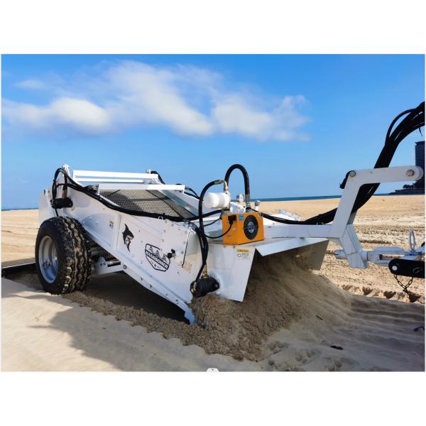 Industrial 1400mm Cleaning Width Steel Beach Sand Cleaning Machine with High Speed