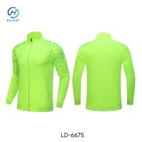 Vestido de deporte de mayor calidad para todos los clubes Club de fútbol Camisetas de entrenamiento de manga larga chaqueta de fútbol masculina