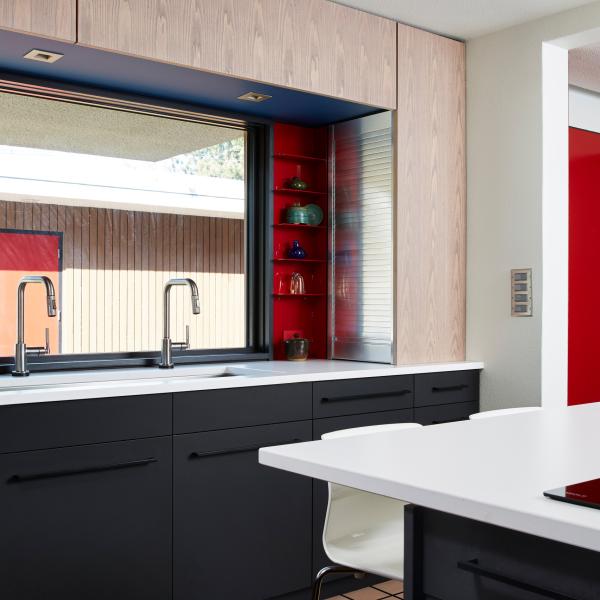 SGS Wood Texture Melamine Kitchen Cabinet Complete Kitchen Furniture