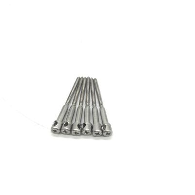 a batida inoxidável passivated do auto 316 parafusa furo tolerante de 0.05mm o único