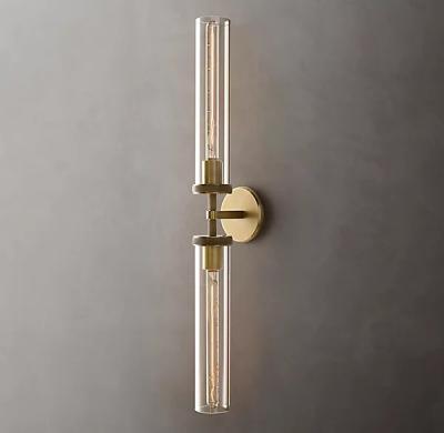 Lâmpadas de parede decorativas de latão fáceis de instalar com método de enrolamento