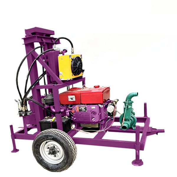 Equipamento portátil de perfuração de poços de água Máquina de perfuração hidráulica de pequena dimensão