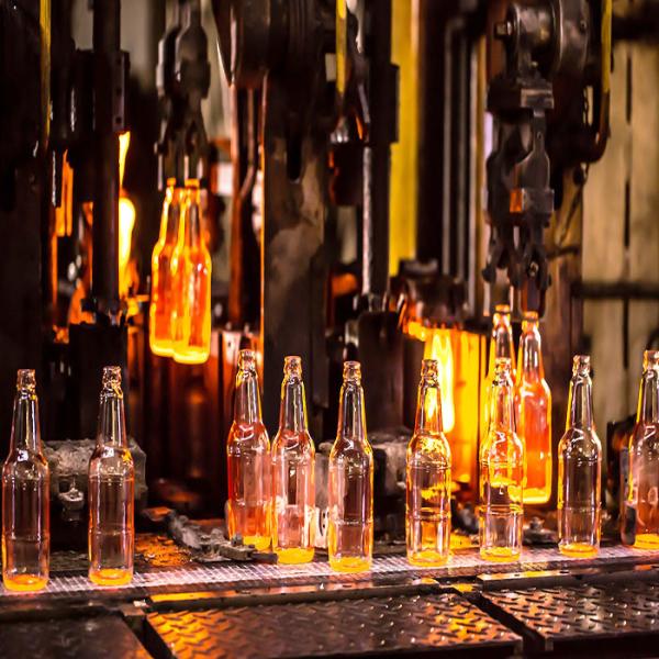 Machine de fabrication de bouteilles en verre 380V pour conteneur de vin personnalisé