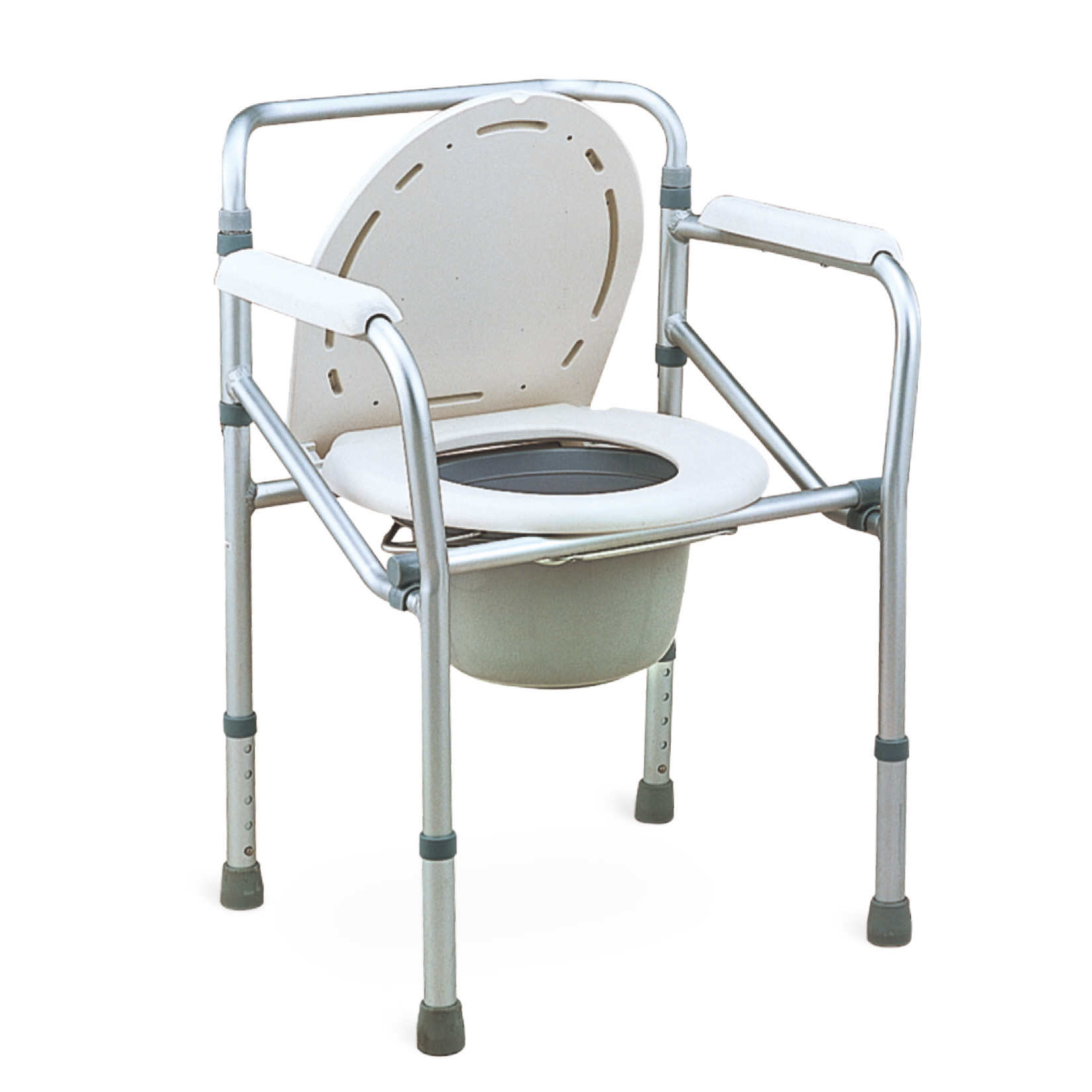 Стул туалета складчатости Bathroom Commode больницы для пожилого 100KGS