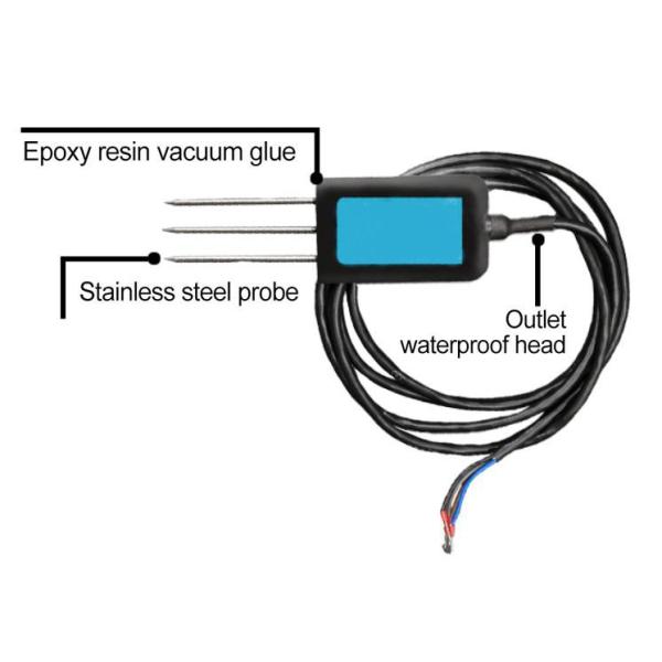 Capteur numérique de serre BGT-3001-EC pour la mesure de l'humidité et de la température du sol