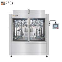 Machine de remplissage à piston volumétrique automatique avec système en ligne servo-conduit à plusieurs têtes