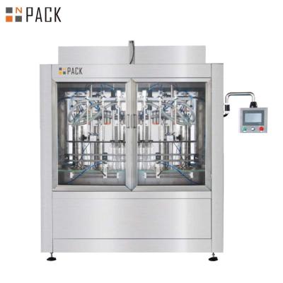 Automatic Servo Motor Liquid Filler 10 Head Straight-Line Filling Machine For Bottle