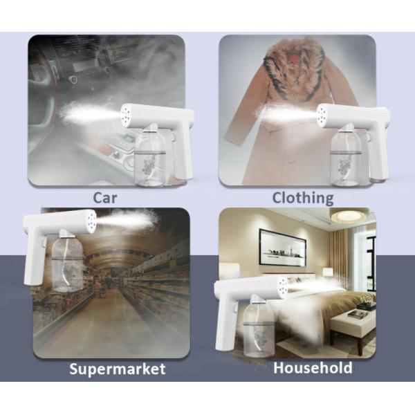 Пара дезинфицирующего средства оружия брызг дезинфектанта оружие брызг Handheld перезаряжаемые голубого светлого беспроводного УЛЬТРАФИОЛЕТОВОГО Nano