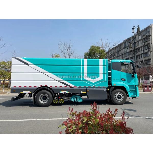 18T Durable Road Sweeper Truck Washing and Sweeping Electric Truck