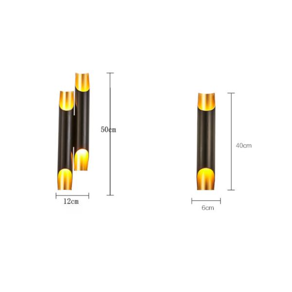 Нордический наклон Sconce оформления 6*40cm/12*50cm склонил современную трубку света стены