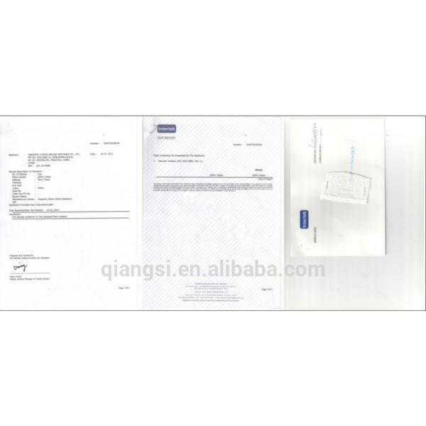 Полотенце белой авиакомпании хлопка устранимой горячее