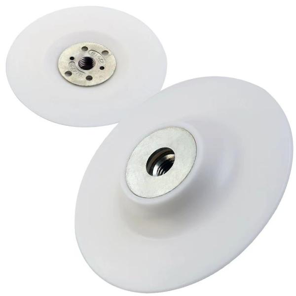 Angle Grinder 115mm Backing Pad with Rotary Resin Fiber Sanding Disc Sample Provided