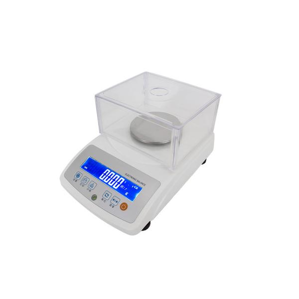 Balanza de masa electrónica digital de laboratorio con comunicación y precisión de 0,1 g
