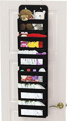 2 Pack Wall Hanging Bag Organizer Basket with Pockets for Bathroom Bedroom Kitchen Dorm Room Essentials Rv Storage and O