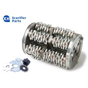 Batería y eje de los trituradores de acero de carburo OEM para máquinas de fresado de trituradores de 200 mm