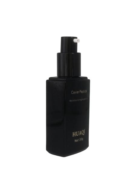 Wholesale Luxury 30ml Square Makeup Primer Serum Pump Bottle for Cosmetics with Custom Logo Printing Cap