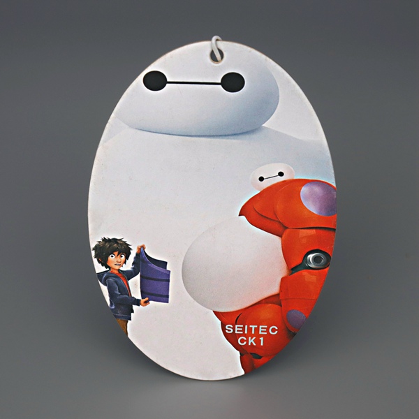 Red Oval Cute Custom Hanging Paper Car Air Freshener