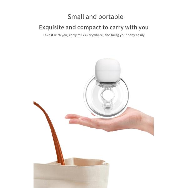 Affichage LCD Pompes mammaires rechargeables USB portables pour l'expression du lait et sans mains