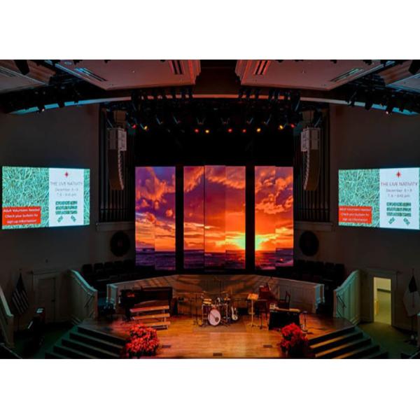 P2.97 Indoor Rental LED Display Panel for Activity Stage Flat and Curved Screen