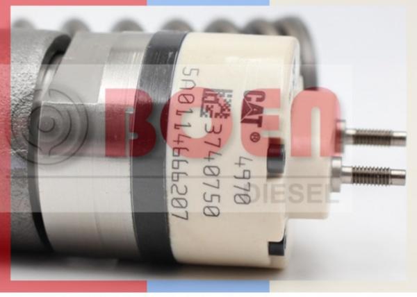 Professional Ecavator  Fuel Injectors 3740750 Silver Black Color